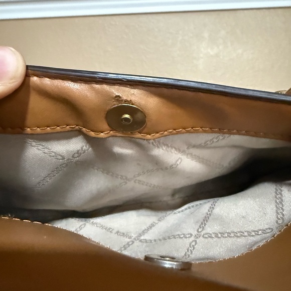 Michael Kors Brown Leather Crossbody Bag - Picture 9 of 9